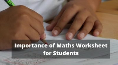 Importance of Maths Worksheet for Students